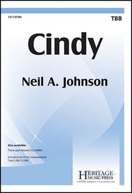 Cindy TBB choral sheet music cover Thumbnail